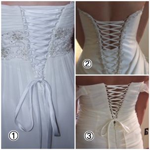 adding a corset back to a dress cost