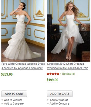 discount bridal wear